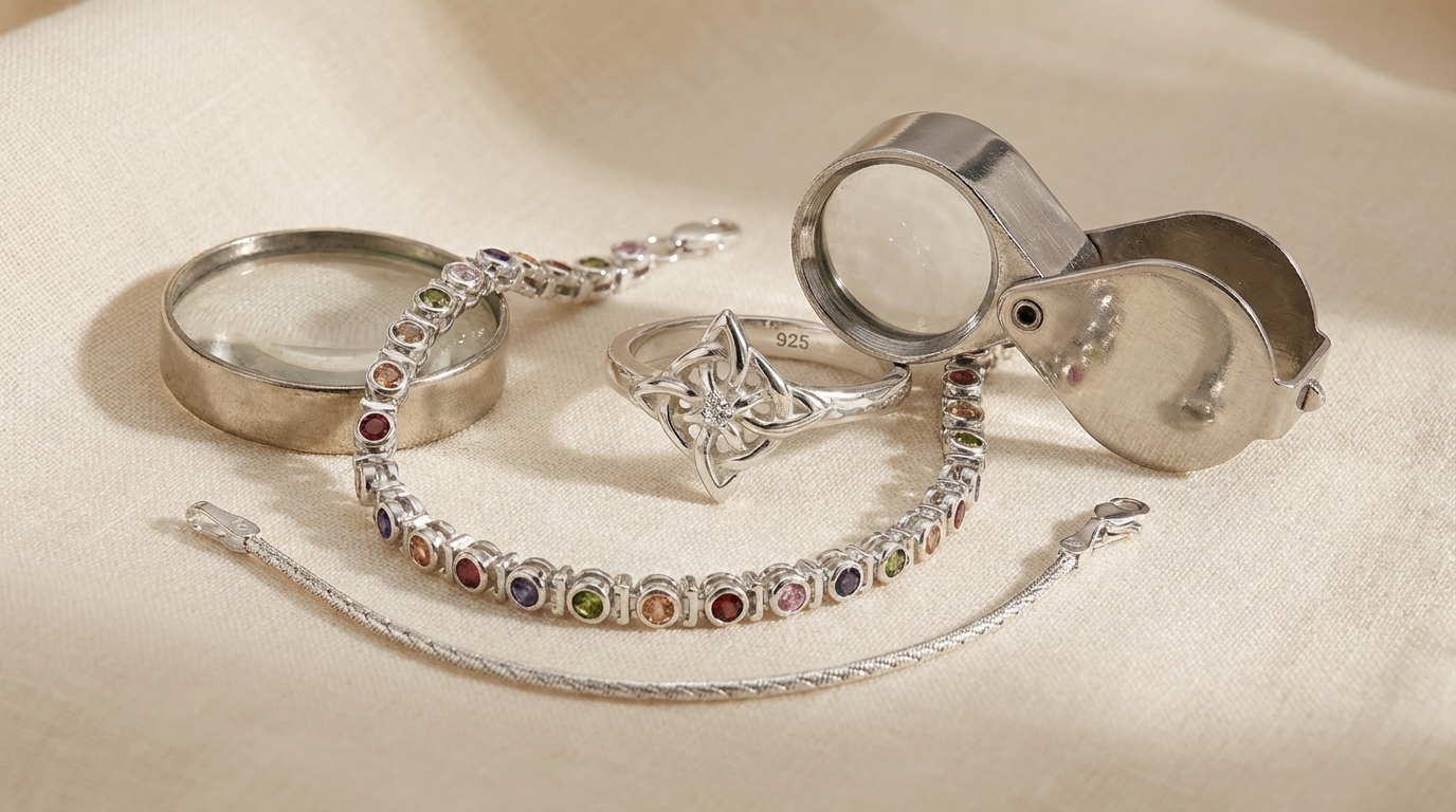 Colección de joyería de plata .925 certificada — anillos, pulseras y dijes Joyaris