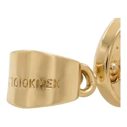 Dije Corazón Bombacho con Contorno de Oro 10k 19 mm Pulido - Imagen 3