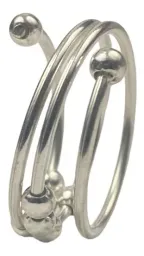 Anillo Plata 925 Antiestrés Ajustable Diseño Movible para Relajación - Imagen 4