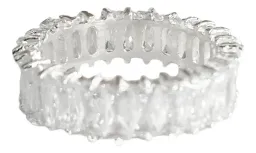 Anillo Churumbela Plata 925 Zirconia Transparente - Imagen 3