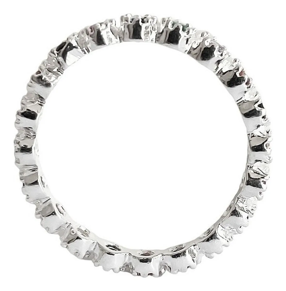 Anillo Churumbela Completa Plata 925 Zirconias Multicolor Mujer - Imagen 3