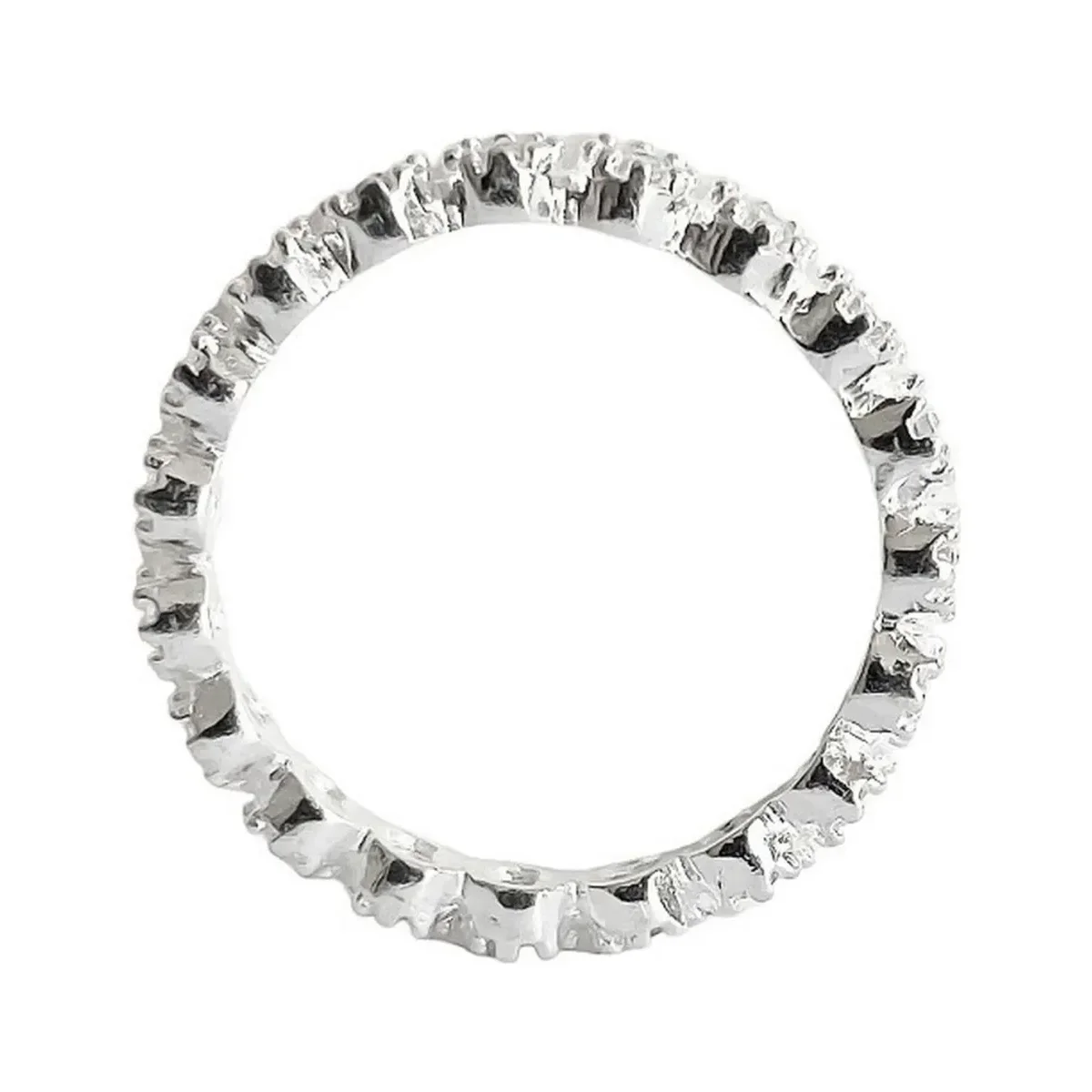 Anillo Churumbela Completa Plata 925 con Zirconia Rosa - Imagen 2