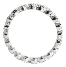 Anillo Plata 925 Churumbela Completa Zirconias Multicolor - Imagen 3