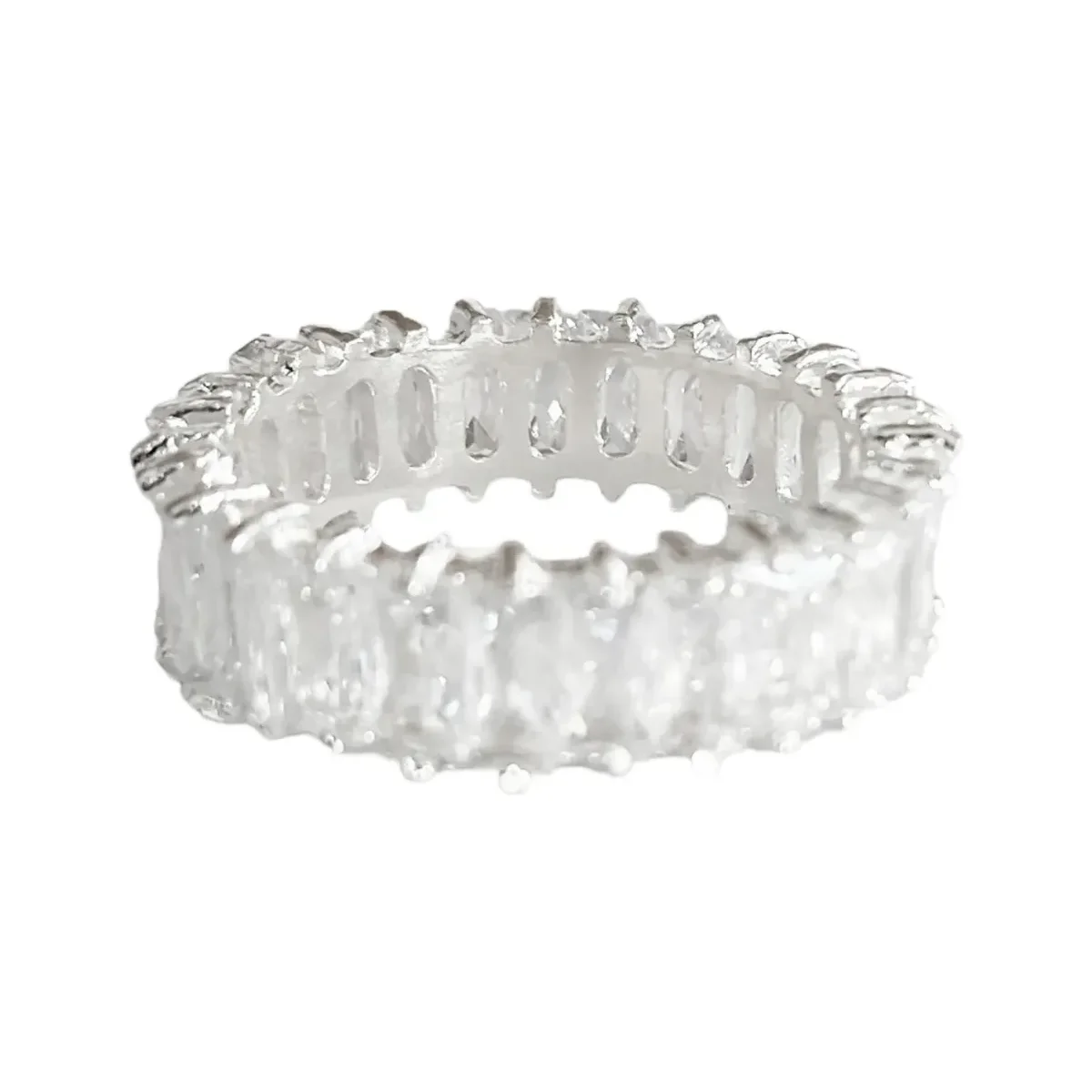 Anillo Churumbela Plata 925 Zirconia Transparente - Imagen 3