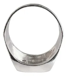Anillo Plata 925 San Judas Tadeo Cuadro con Zirconia - Imagen 6