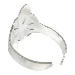 Anillo de Plata 925 Nudo de Bruja Ajustable Símbolo Protector Unisex - Imagen 2