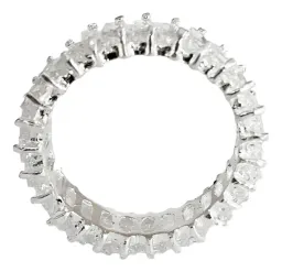 Anillo Plata 925 Churumbela Completa Zirconia Brillante - Imagen 2
