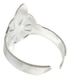 Anillo de Plata 925 Nudo de Bruja Ajustable Símbolo Protector Unisex - Imagen 2
