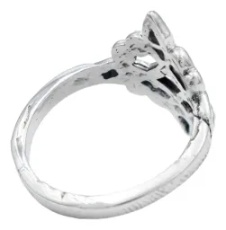 Anillo Plata 925 Nudo de Bruja Celta Pavonado Artesanal Unisex - Imagen 3