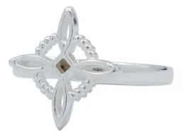 Anillo Plata 925 Nudo de Bruja Celta Protección - Imagen 1