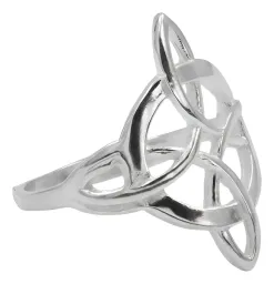 Anillo Plata 925 Nudo Bruja Celta Amuleto Protección Unisex - Imagen 1