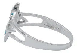 Anillo Plata 925 Nudo Bruja Celta con Zirconias Multicolor - Imagen 4