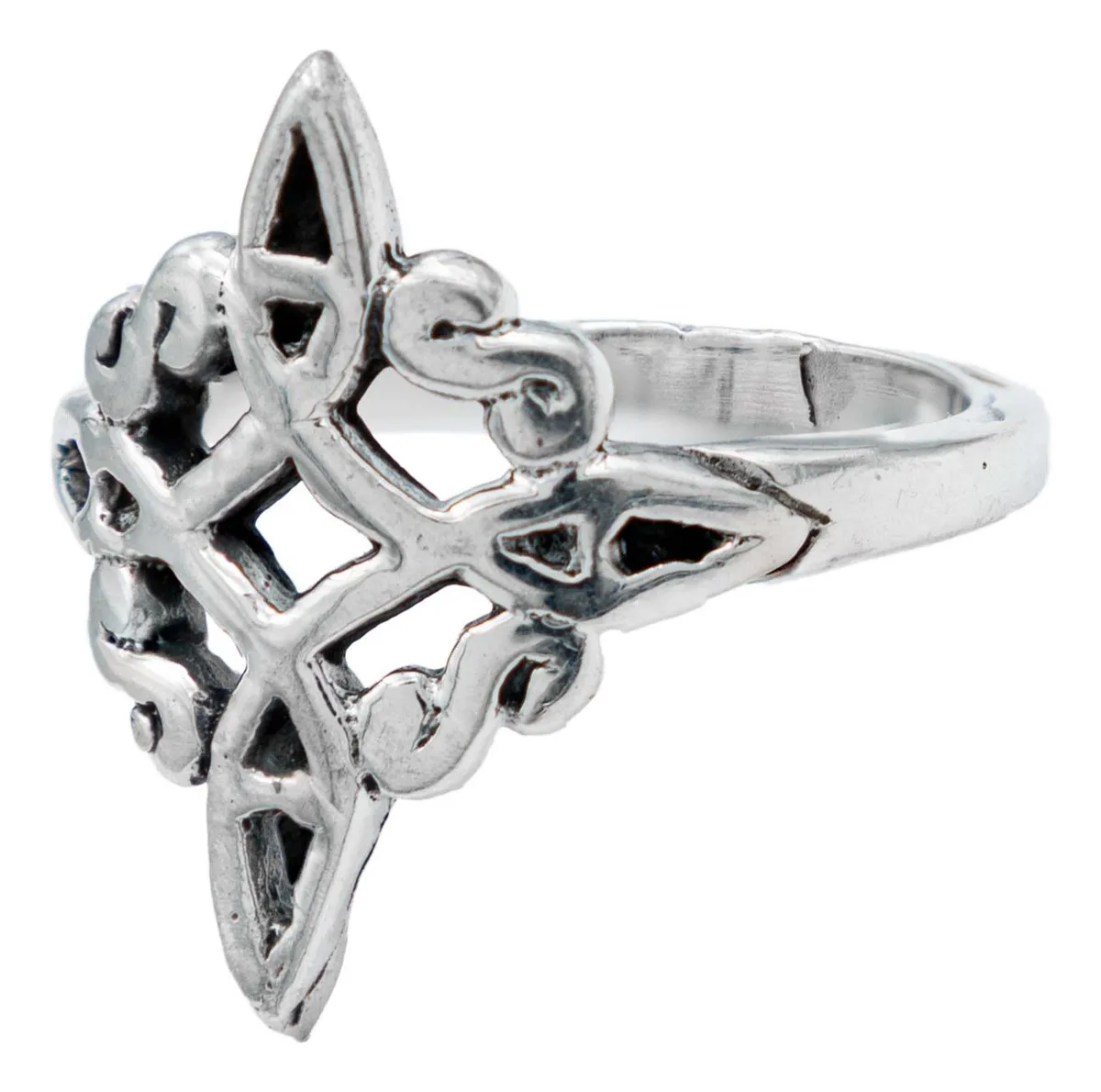 Anillo de plata .925 Nudo Bruja pavonado — Joyaris