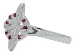 Anillo Plata 925 Nudo Bruja Zirconia Multicolor - Imagen 1