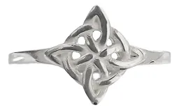 Anillo Plata 925 Nudo de Brujas Celta Amuleto de Protección - Imagen 3