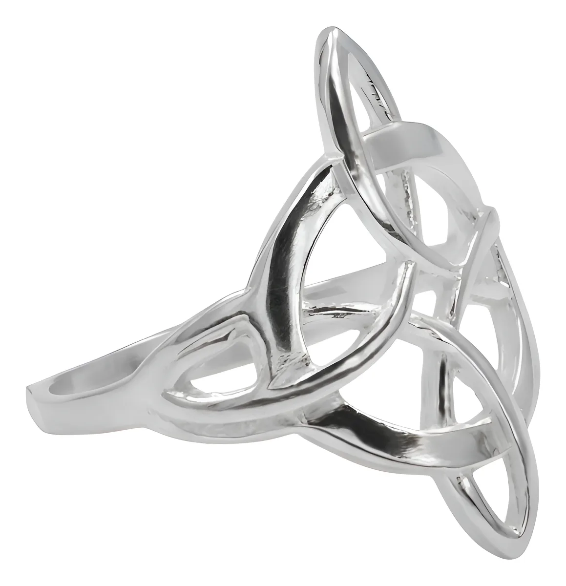 Anillo Nudo de Bruja Celta Plata .925 liso unisex - Joyaris joyería fina artesanal mexicana