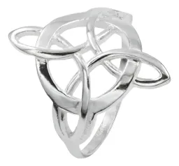 Anillo Plata 925 Nudo Bruja Celta Unisex - Imagen 2