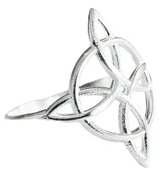 Anillo Nudo de Bruja Celta Redondo Plata .925 Talla 7 - Imagen 4