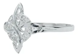 Anillo Nudo de Bruja Diamantado Plata .925 con Zirconia Talla 8 - Imagen 2