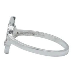 Anillo Nudo de Bruja Plata 925 con Zirconia Rosa - Imagen 2