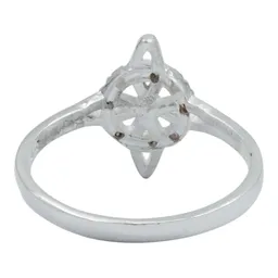 Anillo Nudo de Bruja Plata 925 con Zirconia Rosa - Imagen 3