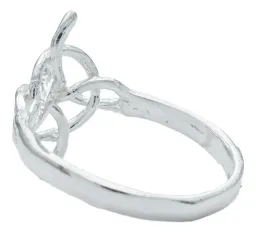 Anillo Plata 925 Nudo Bruja Amuleto Protección Artesanal - Imagen 4