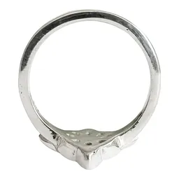 Anillo Nudo De Brujas Celta Plata .925 con Zirconia Talla 11 - Imagen 4