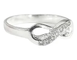 Anillo Plata .925 Nudo Infinito con Zirconia - Imagen 2