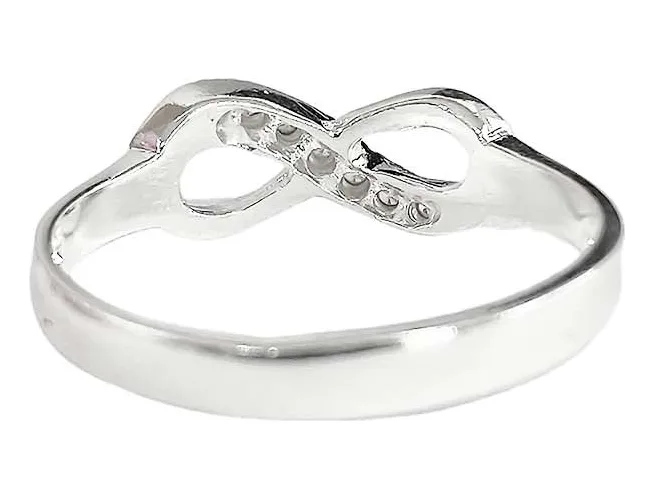 Anillo Plata .925 Nudo Infinito con Zirconia - Imagen 4