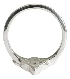 Anillo Nudo De Brujas Celta Plata .925 con Zirconia Talla 11 - Imagen 4