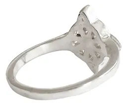 Anillo Nudo De Brujas Celta Plata .925 con Zirconia Talla 11 - Imagen 5