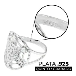 Anillo Plata 925 Cubo Metatrón Liso Unisex Geometría Sagrada - Imagen 3