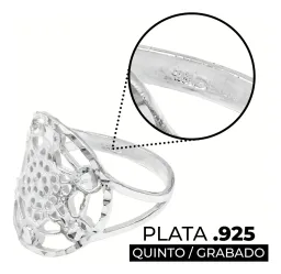 Anillo Plata 925 Cubo Metatrón Liso Unisex Geometría Sagrada - Imagen 3