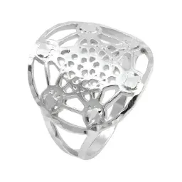 Anillo Plata .925 Cubo Metatrón Sólido Unisex Geométrico - Imagen 2