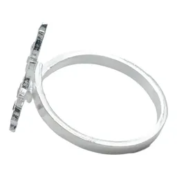 Anillo Plata .925 Flor Cuatro Lunas Zirconia Rosa para Mujer - Imagen 3