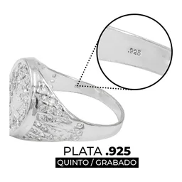Anillo Plata 925 Hoja Cannabis con Zirconia Verde Elegante - Imagen 3