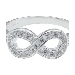 Anillo Plata 925 Infinito con Zirconia para Mujer Talla 7 - Imagen 5