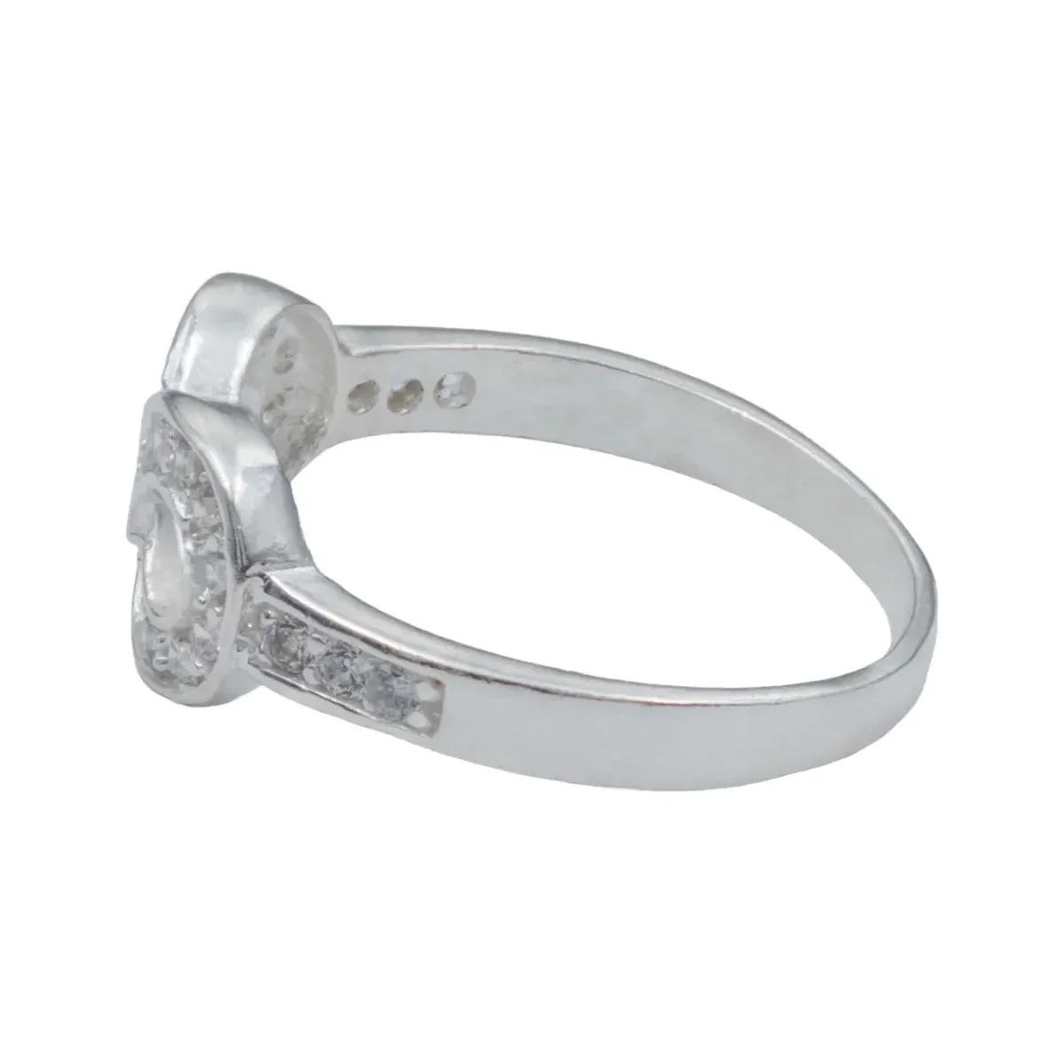 Anillo Plata 925 Infinito con Zirconia para Mujer Talla 8 - Imagen 4