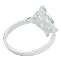 Anillo Plata 925 Nudo Bruja Celta Diamantado con Zirconia Blanca - Imagen 3