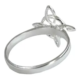 Anillo Plata 925 Nudo Bruja Celta Liso Unisex - Imagen 4