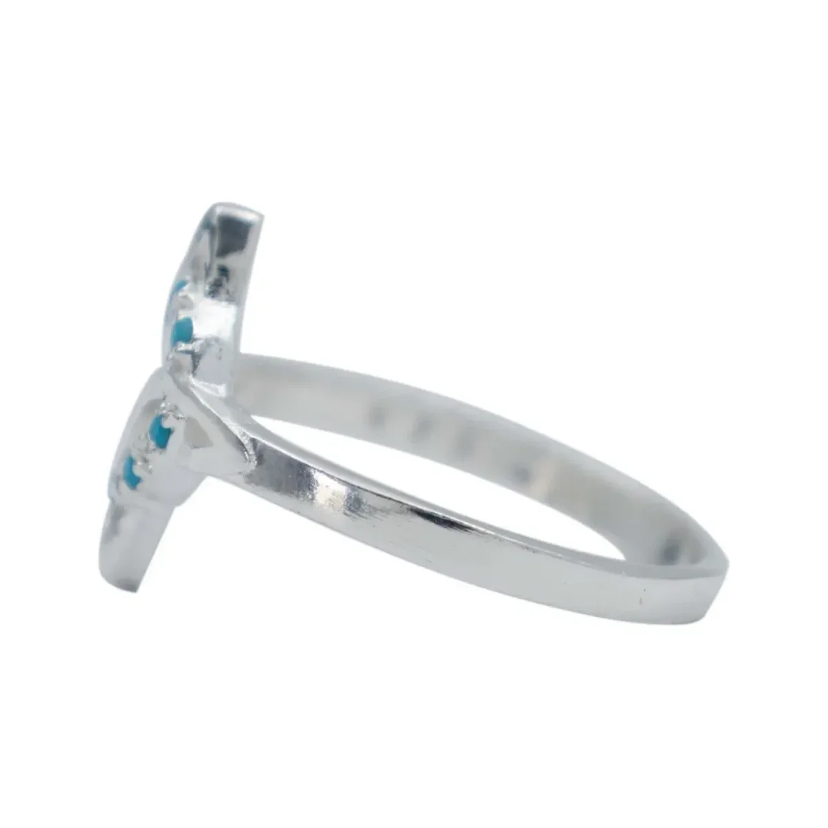 Anillo Plata 925 Nudo Bruja con Zirconias para Mujer - Imagen 2