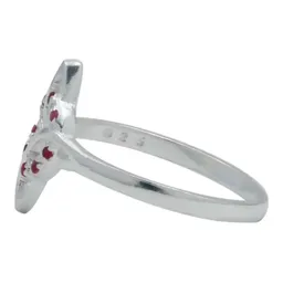 Anillo Plata 925 Nudo Bruja Zirconia Multicolor - Imagen 2