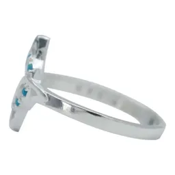 Anillo Plata 925 Nudo Bruja Zirconias Multicolor - Imagen 2
