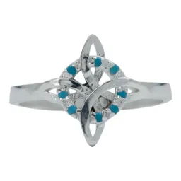 Anillo Plata 925 Nudo Bruja Zirconias Multicolor - Imagen 4
