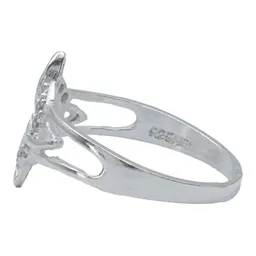 Anillo Plata 925 Nudo de Bruja Celta con Zirconia para Mujer - Imagen 3