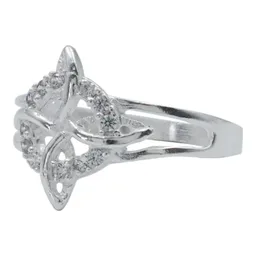 Anillo Plata 925 Nudo de Bruja Celta con Zirconia para Mujer - Imagen 5