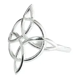 Anillo Plata 925 Nudo de Bruja Celta Redondo - Imagen 1