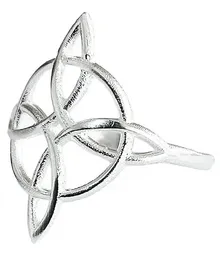Anillo Plata 925 Nudo de Bruja Celta Redondo - Imagen 1