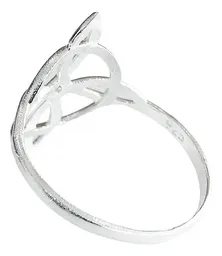 Anillo Plata 925 Nudo de Bruja Celta Redondo - Imagen 3