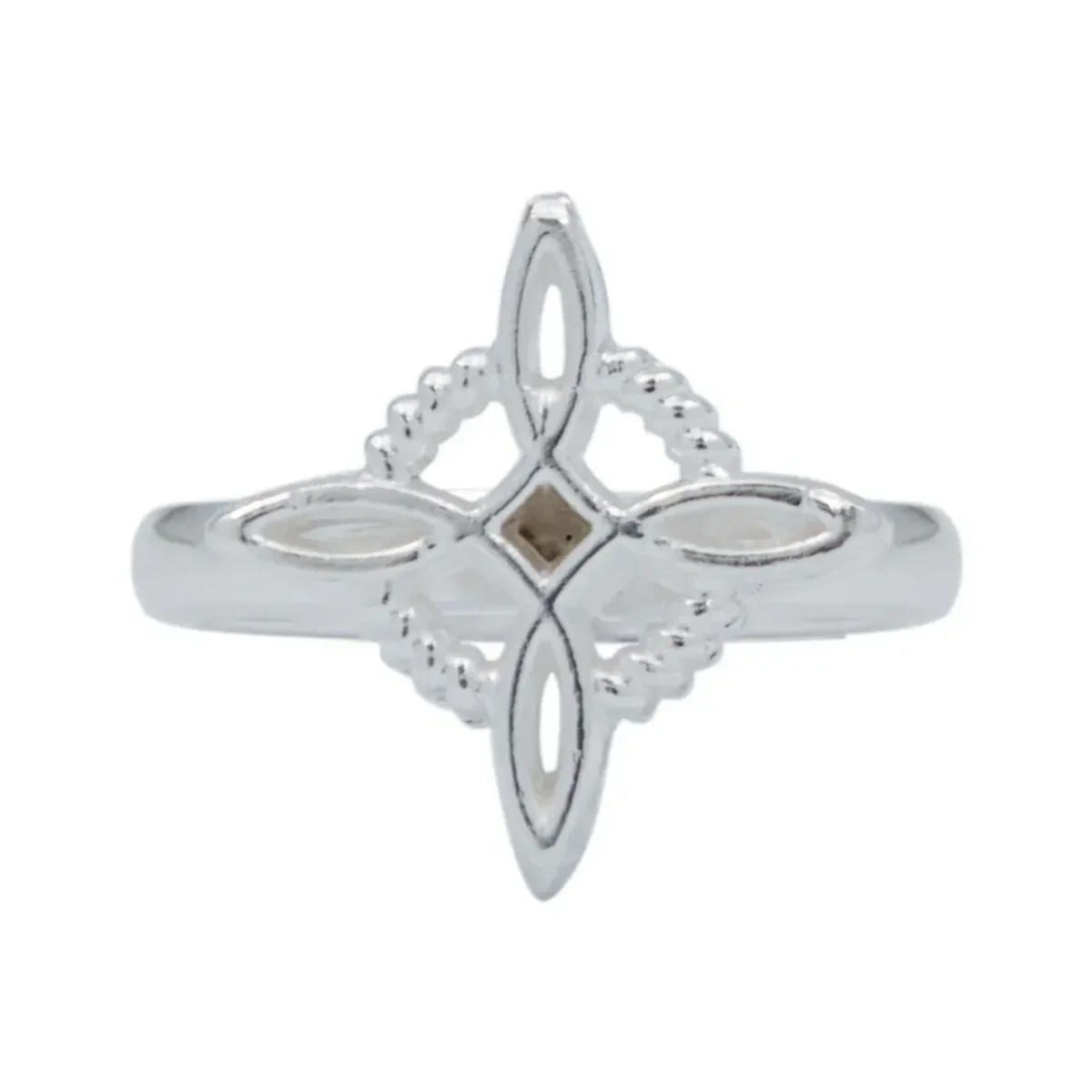 Anillo Plata 925 Nudo de Bruja Celta Símbolo Protección Unisex - Imagen 4